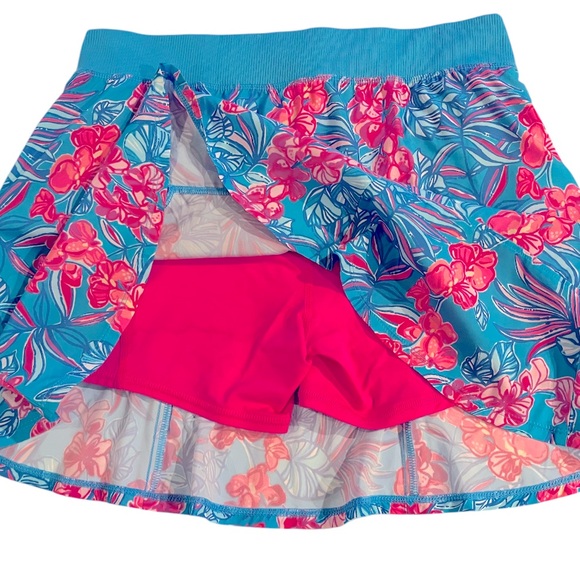 Lilly Pulitzer Fara Skort in Cumulus Blue Orchid Oasis S - Picture 7 of 10